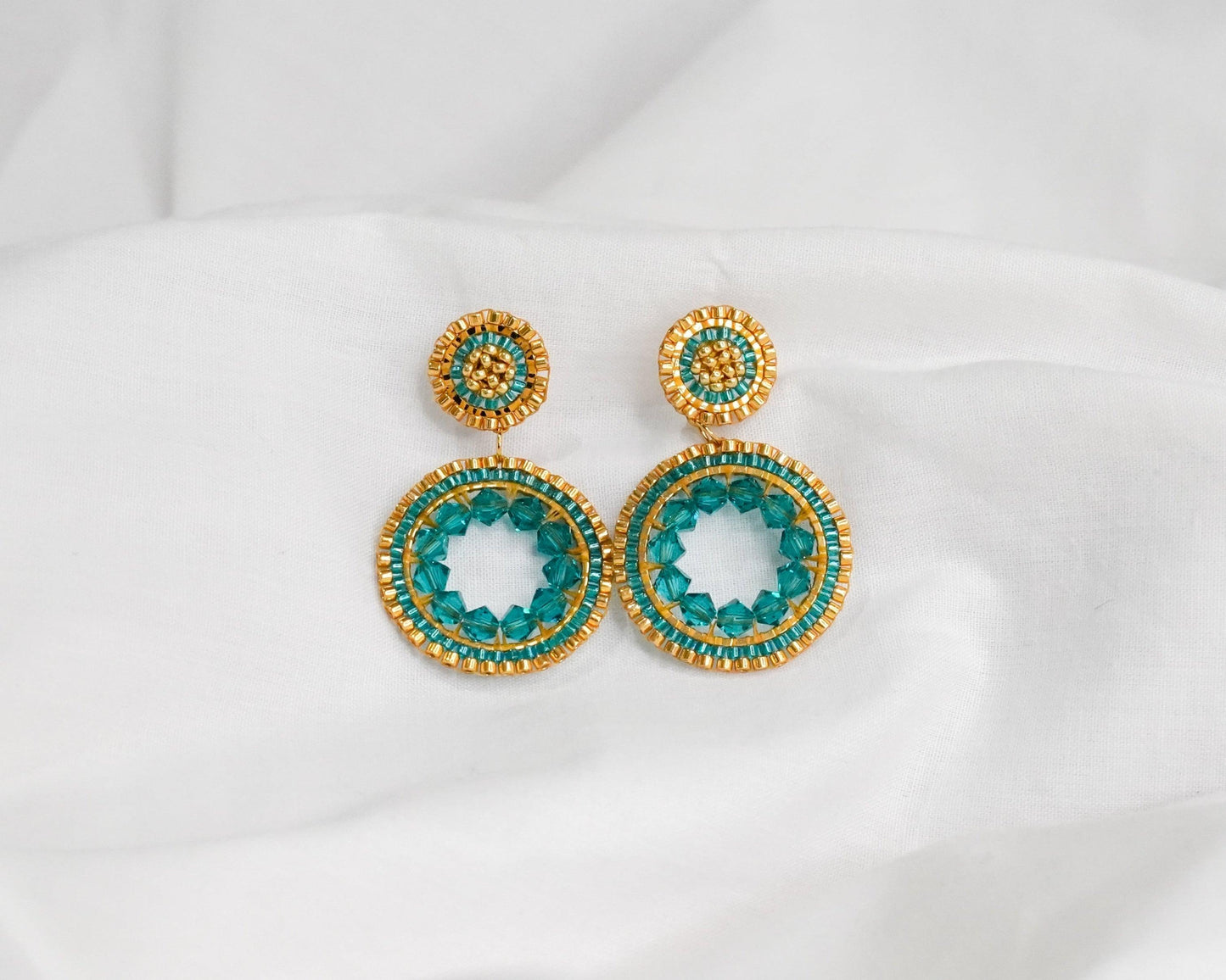 Valeria Earrings - Love of Beads Jewelry