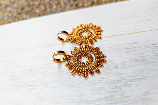 Sunshine Earrings - Love of Beads Jewelry