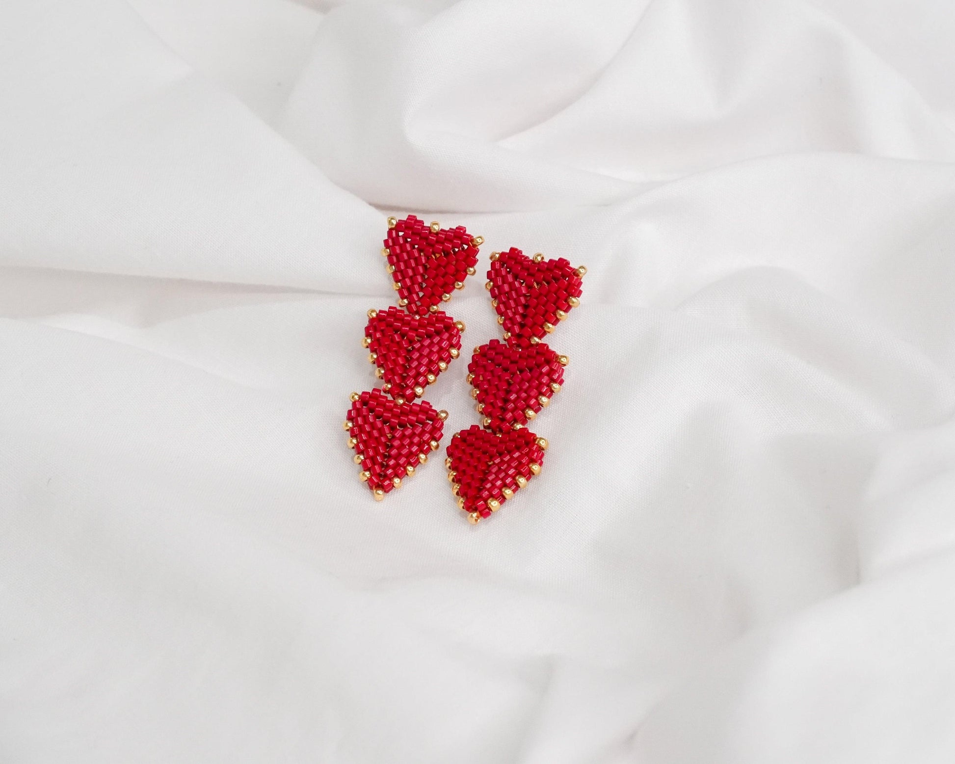 Valentina Earrings - Love of Beads Jewelry 