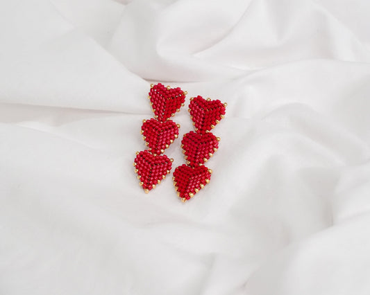 Valentina Earrings - Love of Beads Jewelry 