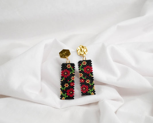Garden Earrings - Love of Beads Jewelry 