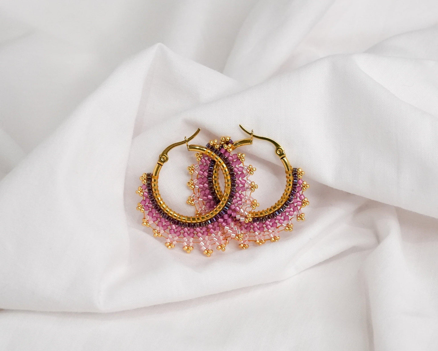 Florence Earrings - Love of Beads Jewelry 