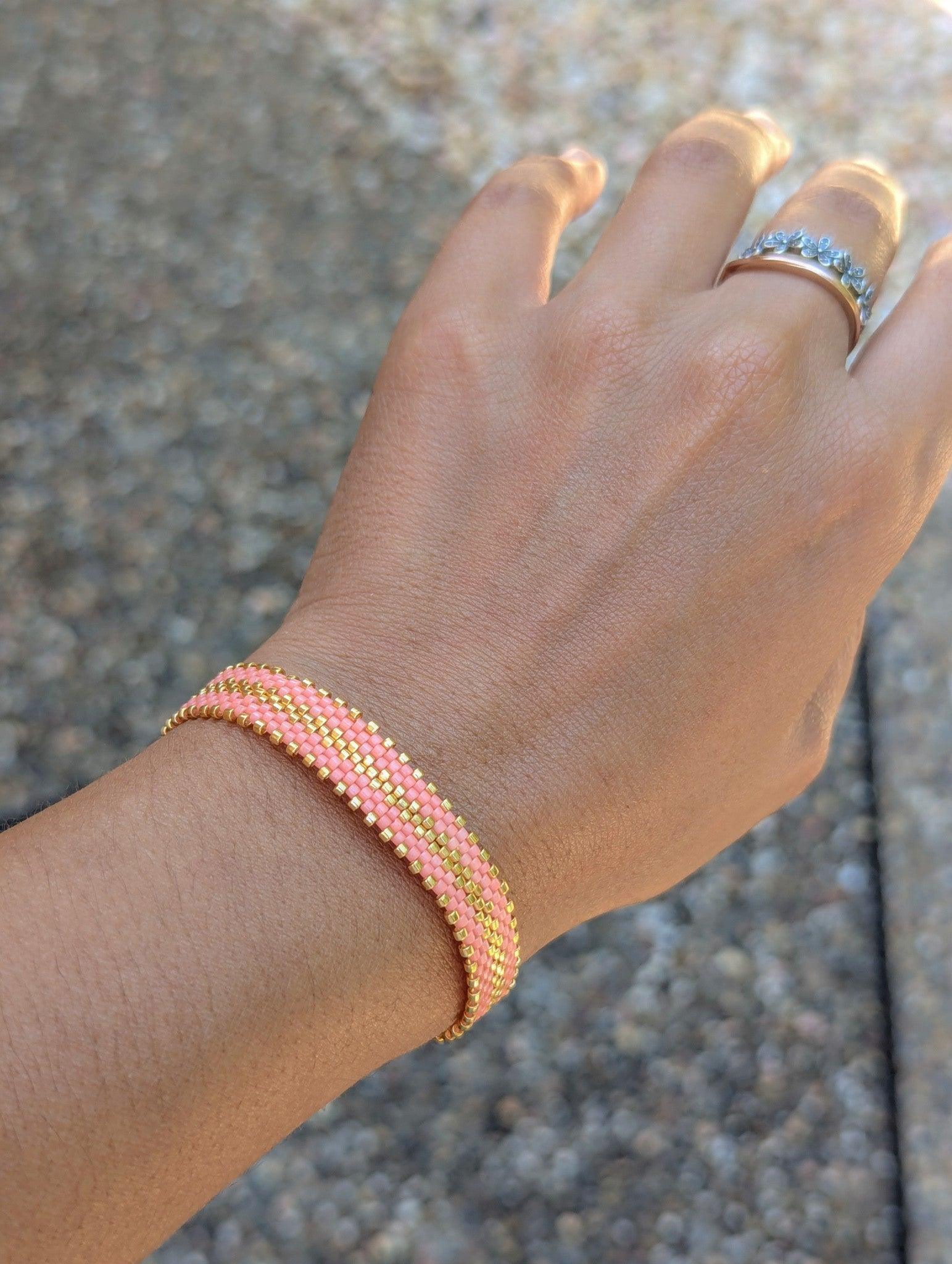 Laura Bracelet - Love of Beads Jewelry 